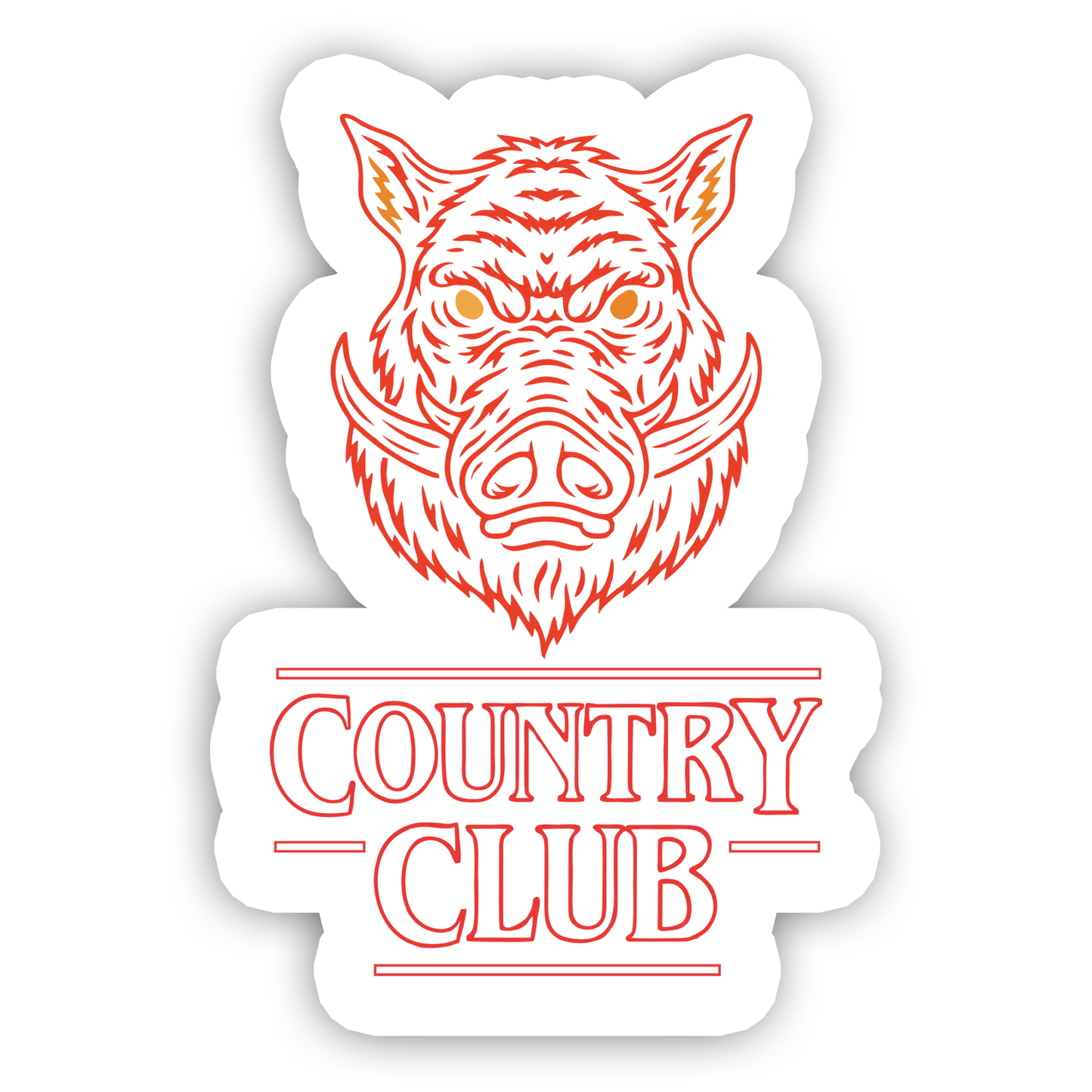 COUNTRY CLUB - ST EDITION STICKER