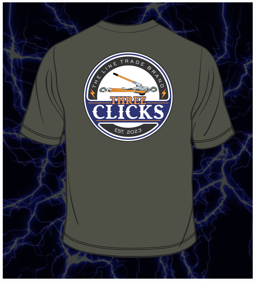 THREE CLICKS OFFICIAL TEE