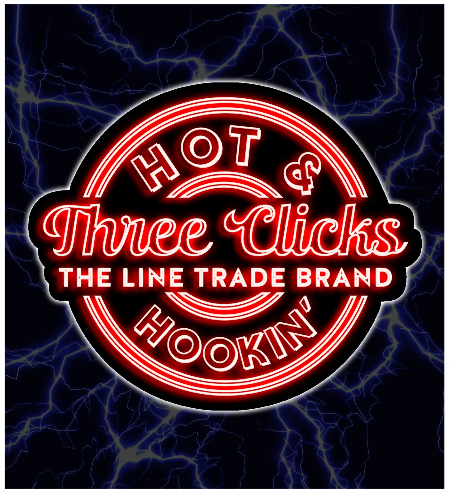 HOT & HOOKIN' STICKER