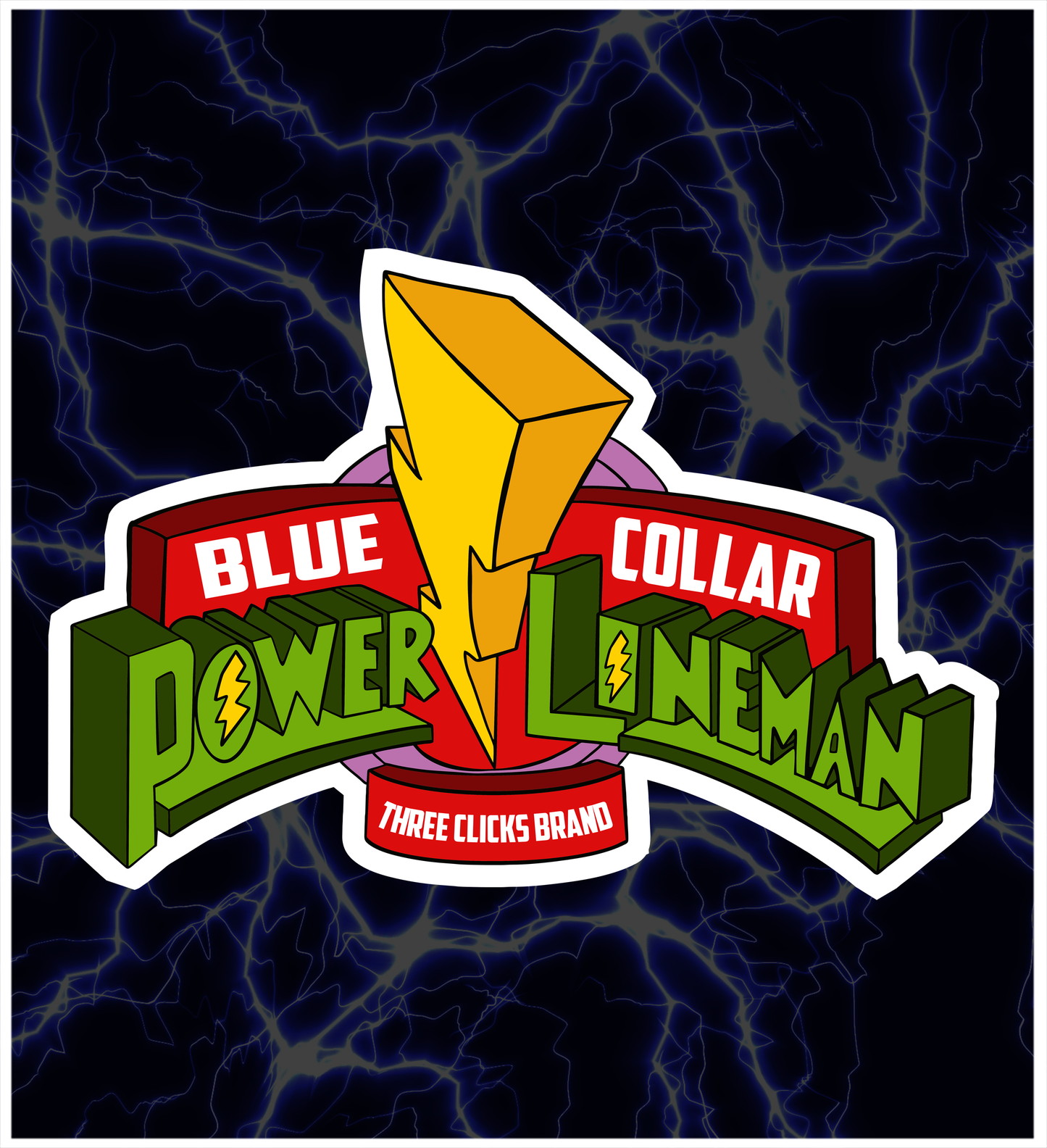 POWER LINEMAN STICKER