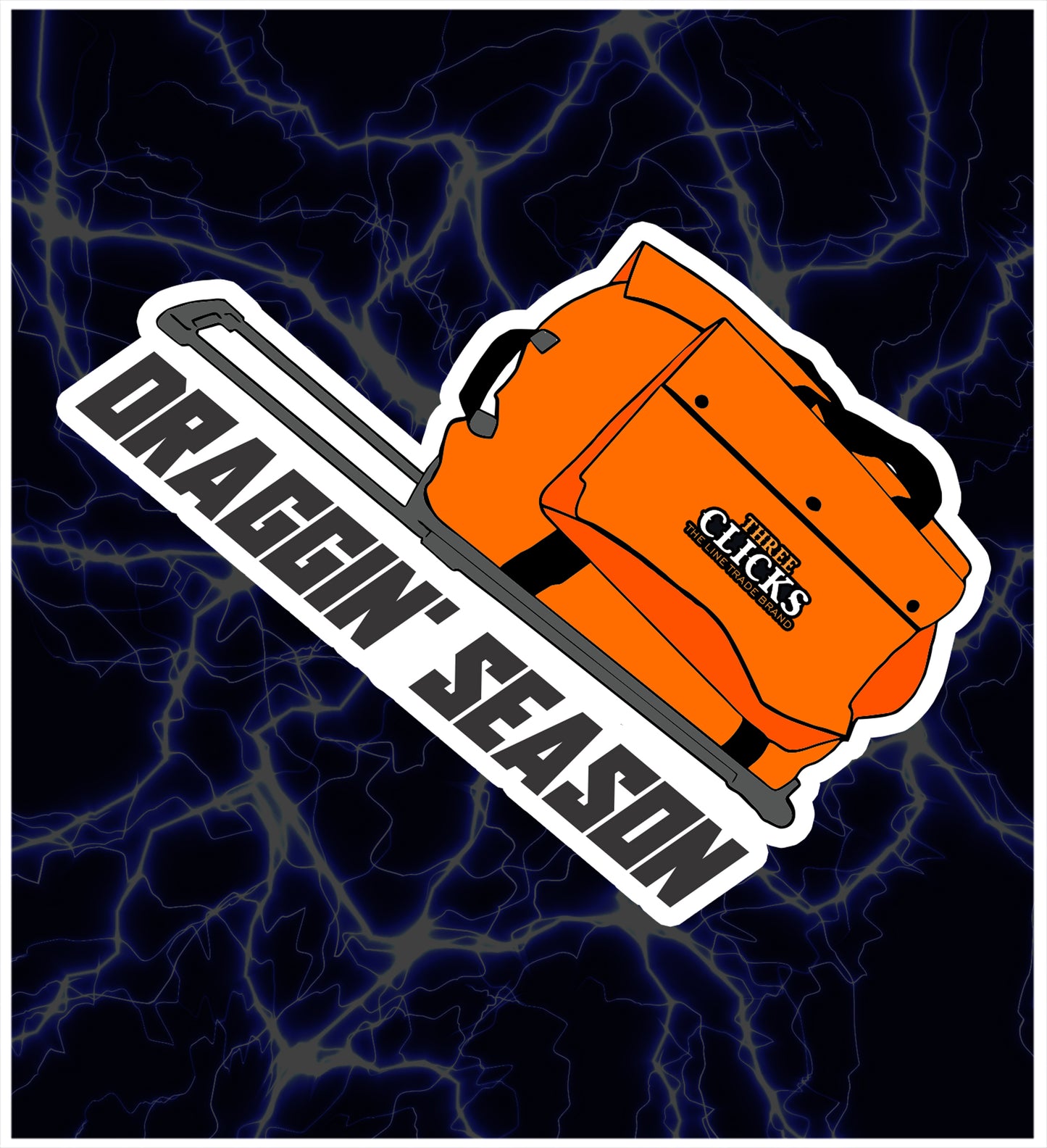 DRAGGIN' SEASON STICKER