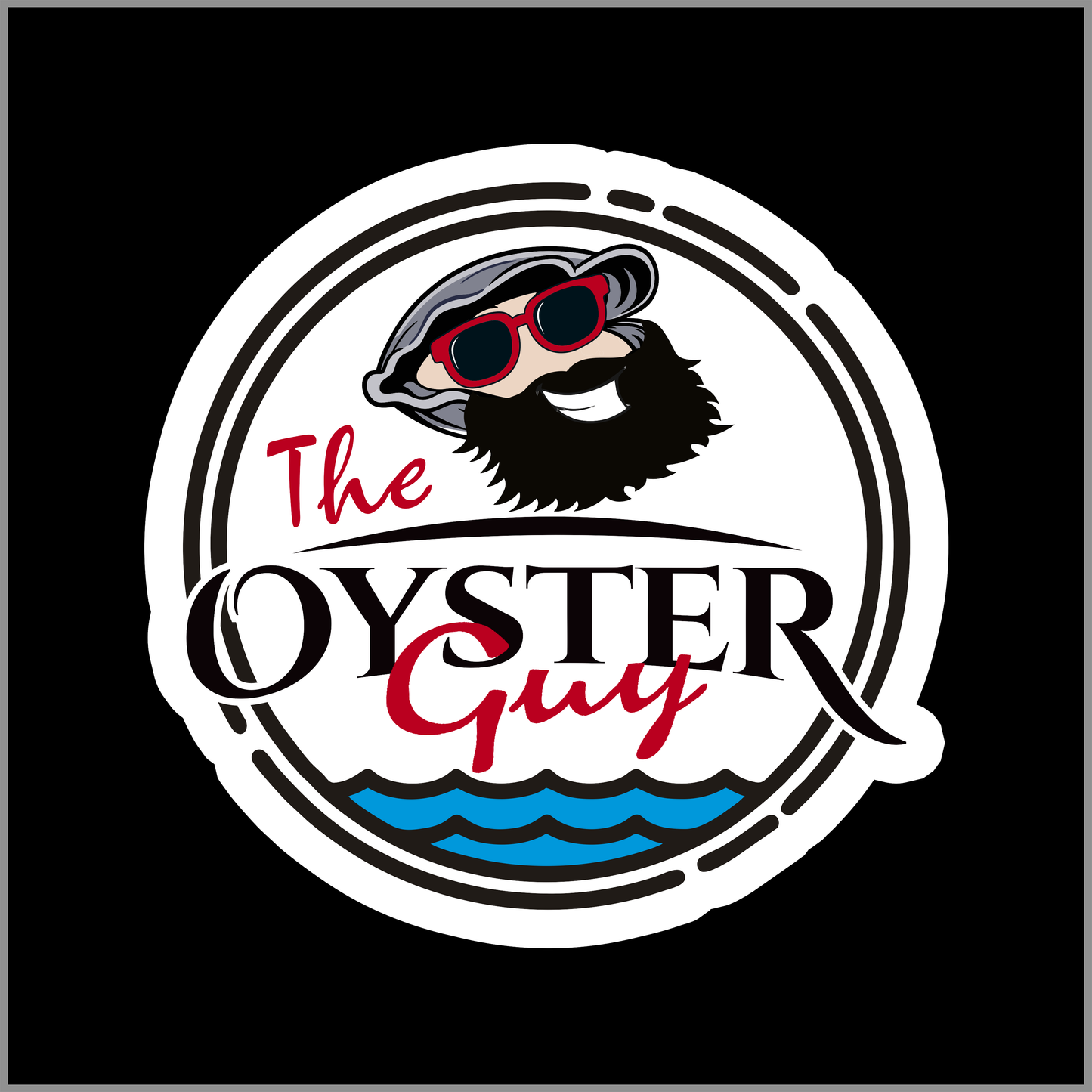 OYSTER GUY - STICKER