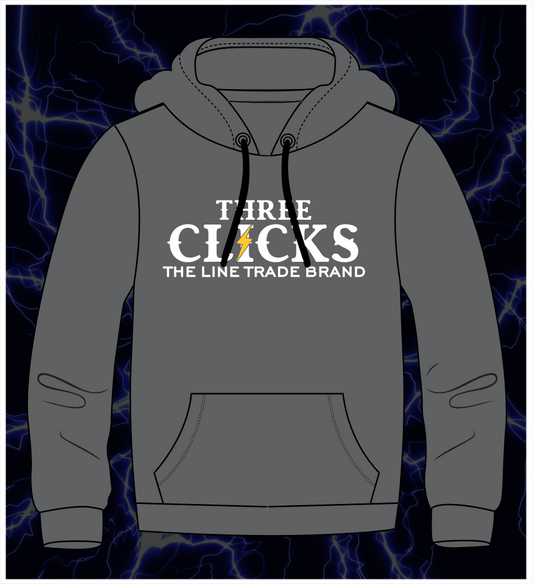 THREE CLICKS OFFICIAL HOODIE