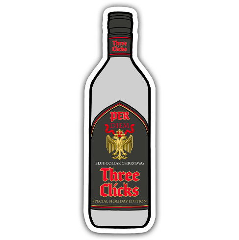 BLUE COLLAR CHRISTMAS STICKER