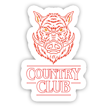 COUNTRY CLUB - ST EDITION STICKER