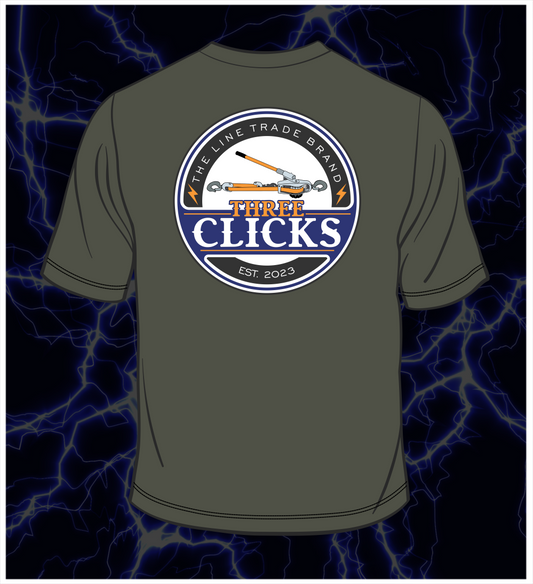 THREE CLICKS OFFICIAL TEE