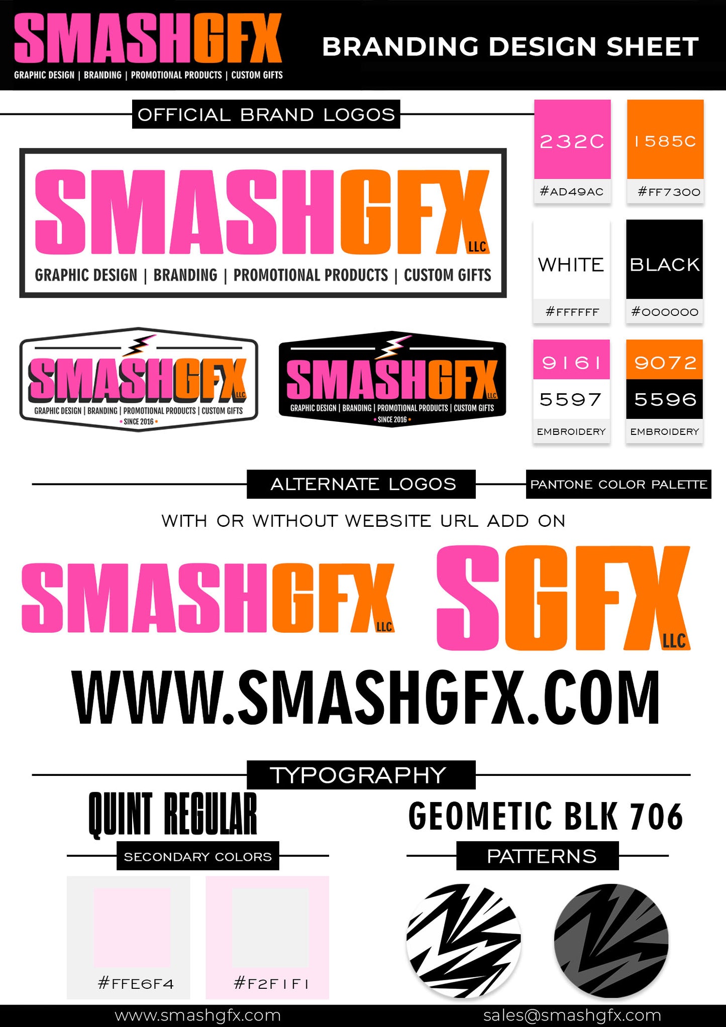 CUSTOM FULL BRANDING PACKAGE