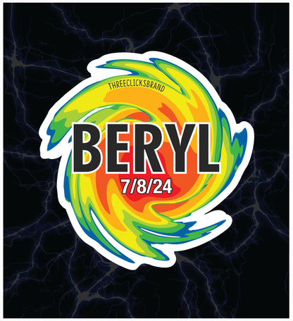 HURRICANE STAMP STICKER