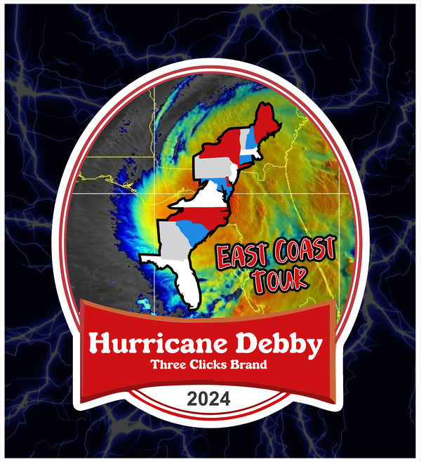 HURRICANE DEBBY STICKER