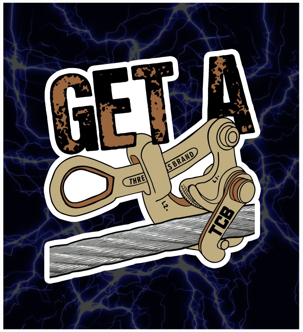 GET A GRIP STICKER