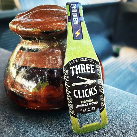 TCB: WHISKEY MONEY BOTTLE OPENER