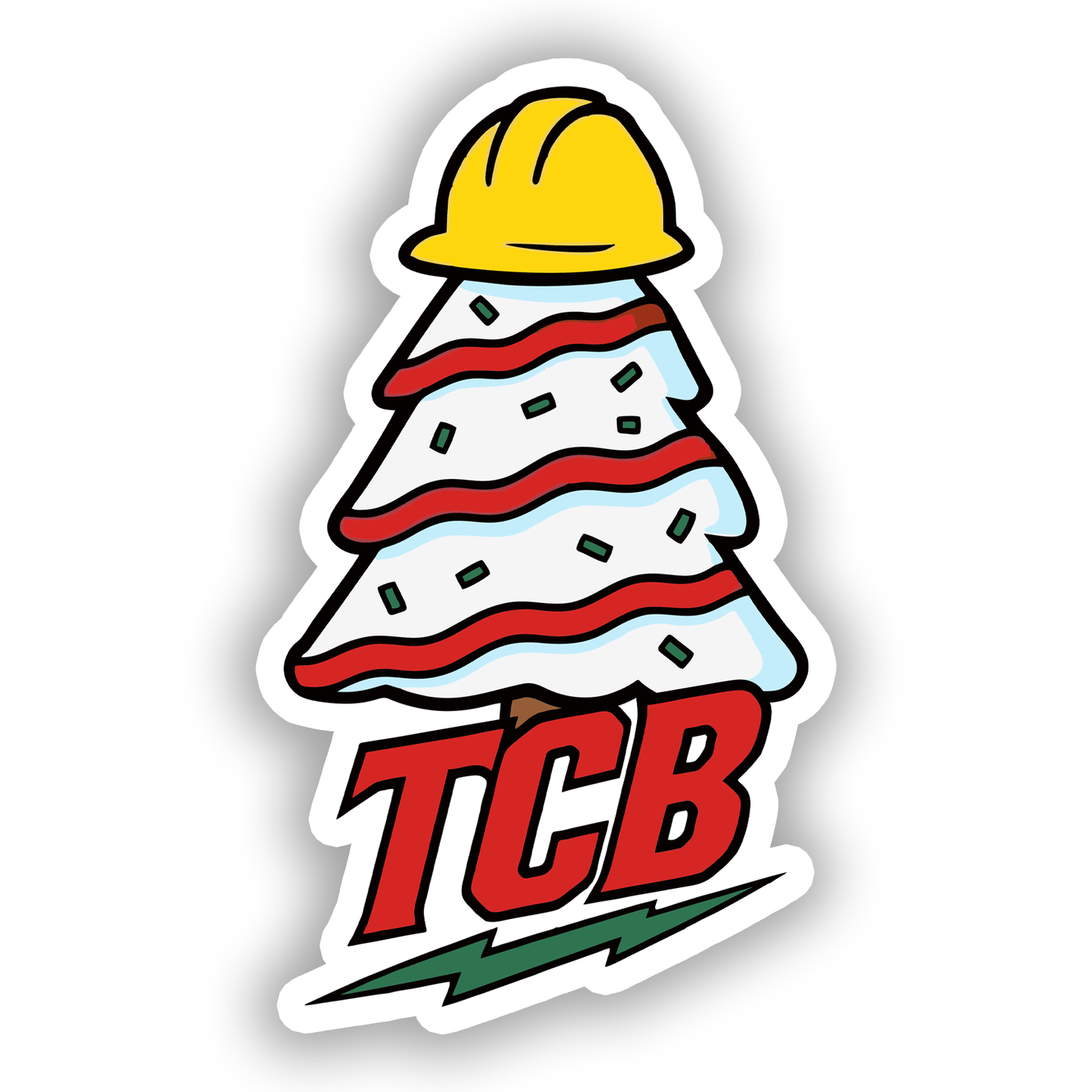 TCB TREE CAKE STICKER