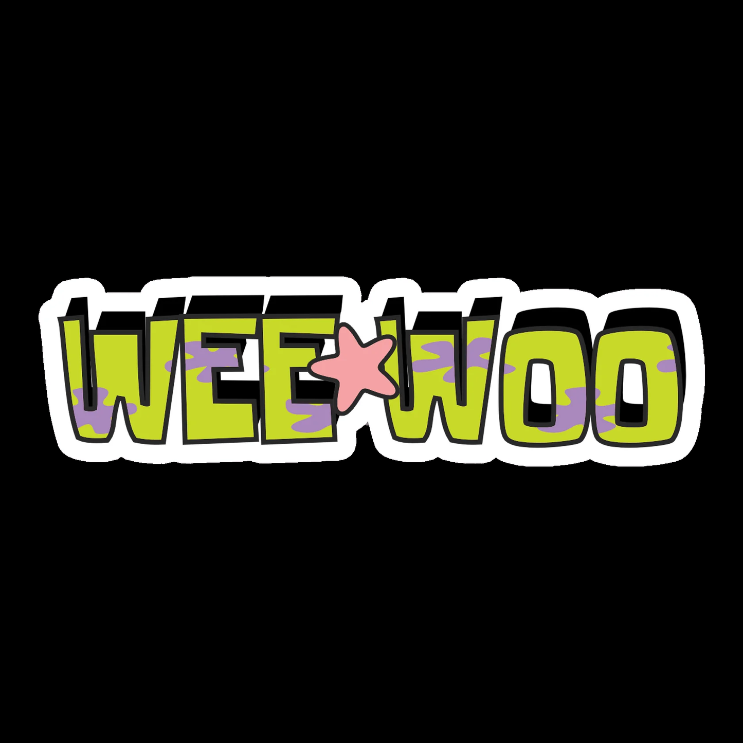 WEE WOO STICKER