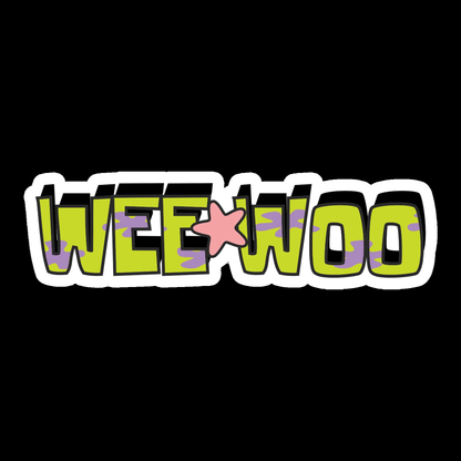 WEE WOO STICKER